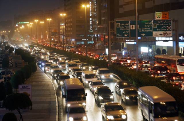 Dubai Traffic Jam